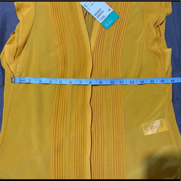 Sun flower yellow blouse - BRAND NEW - Picture 4 of 5